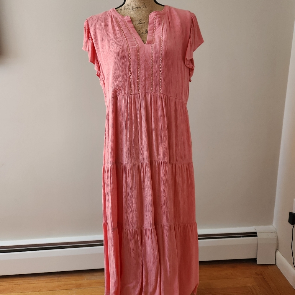 Loft high/low maxi dress.  Size MP